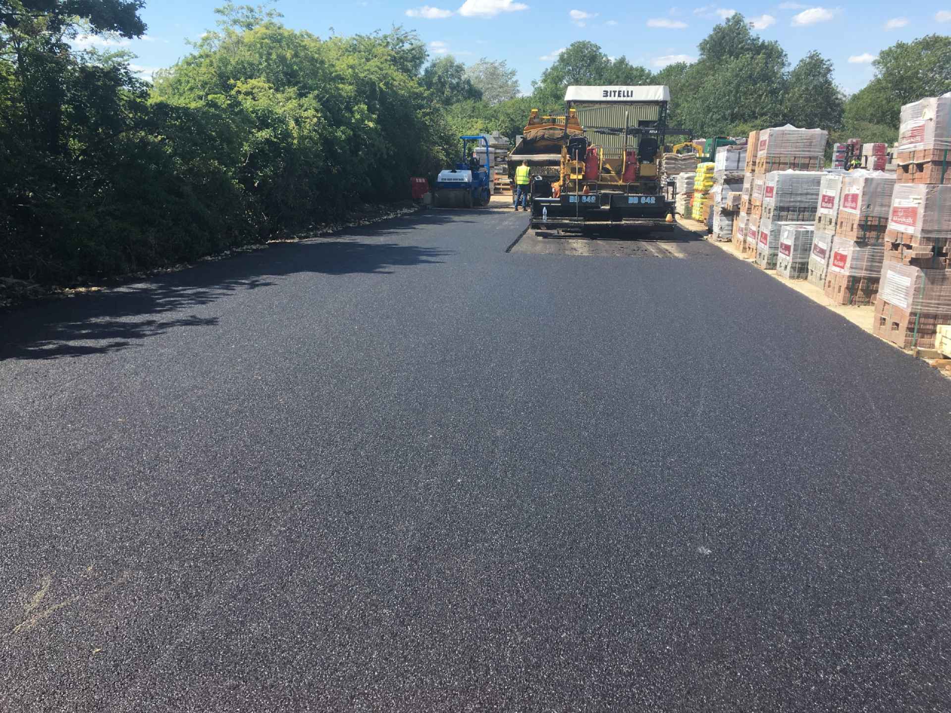 Asphalt Surfacing Contractors at Work