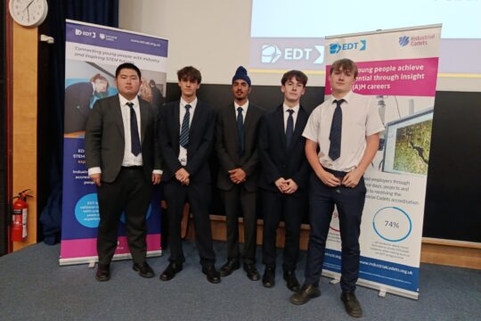 Year 12 Students Shine at Industrial Cadets Celebration at Cambridge University