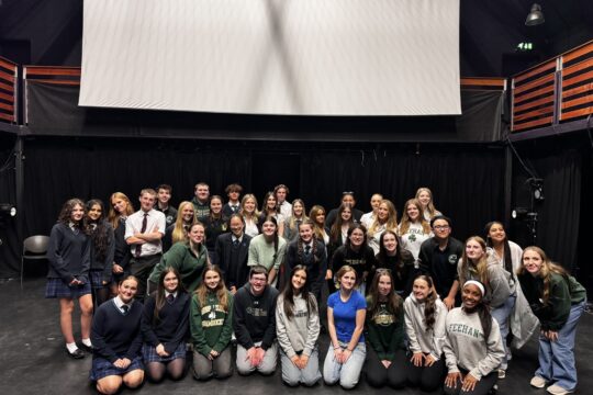 Drama Department Welcomes Visiting Students from Massachusetts