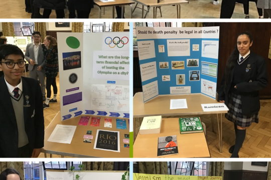 FPQ presentations from Year 8s