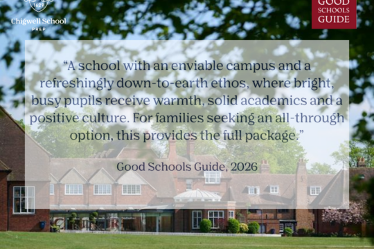 Chigwell Prep School Earns Strong Praise in Good Schools Guide Review