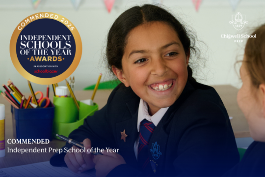 Chigwell Prep School Commended in National Independent School Awards