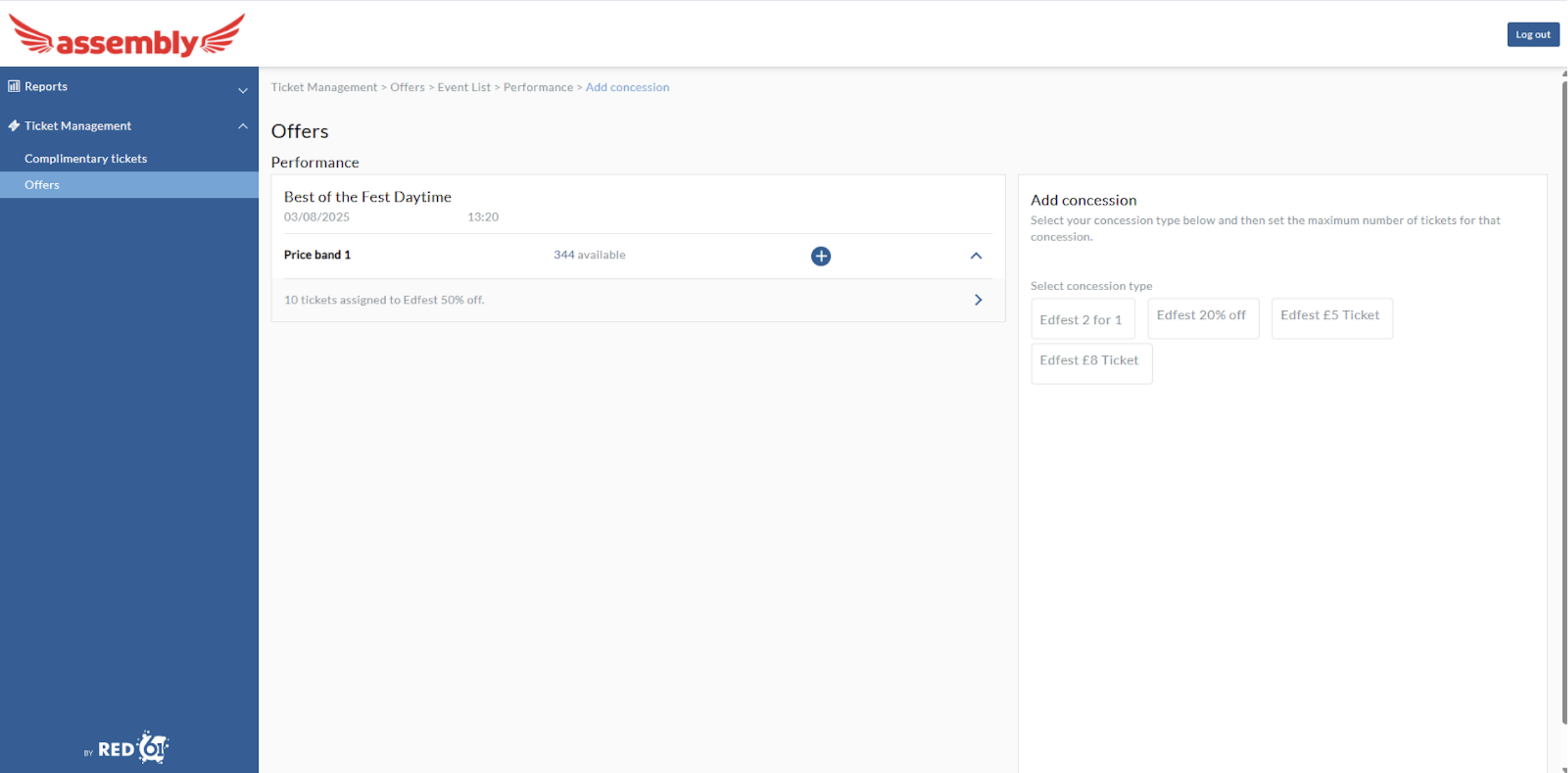 View and Manage Offers