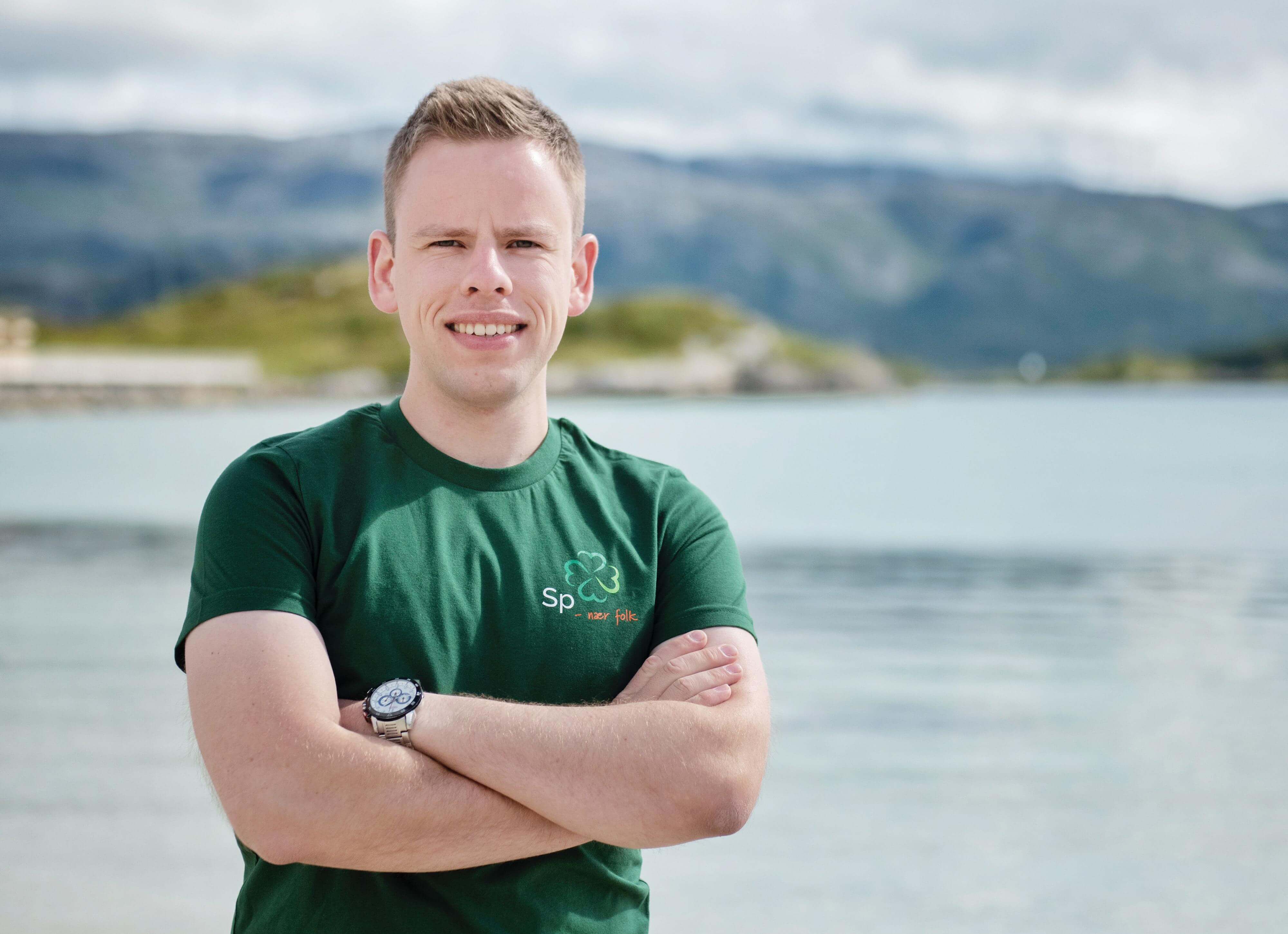Skjalg Hamnes, Stortingskandidat Nordland Senterparti, Sentralstyremedlem Senterungdommen. Foto: Eirill DeLong