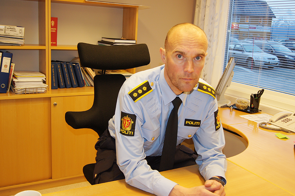 Lensmann Jim Kristiansen sier at leteaksjonen etter den savnede har vært utfordrende. Foto: arkiv.