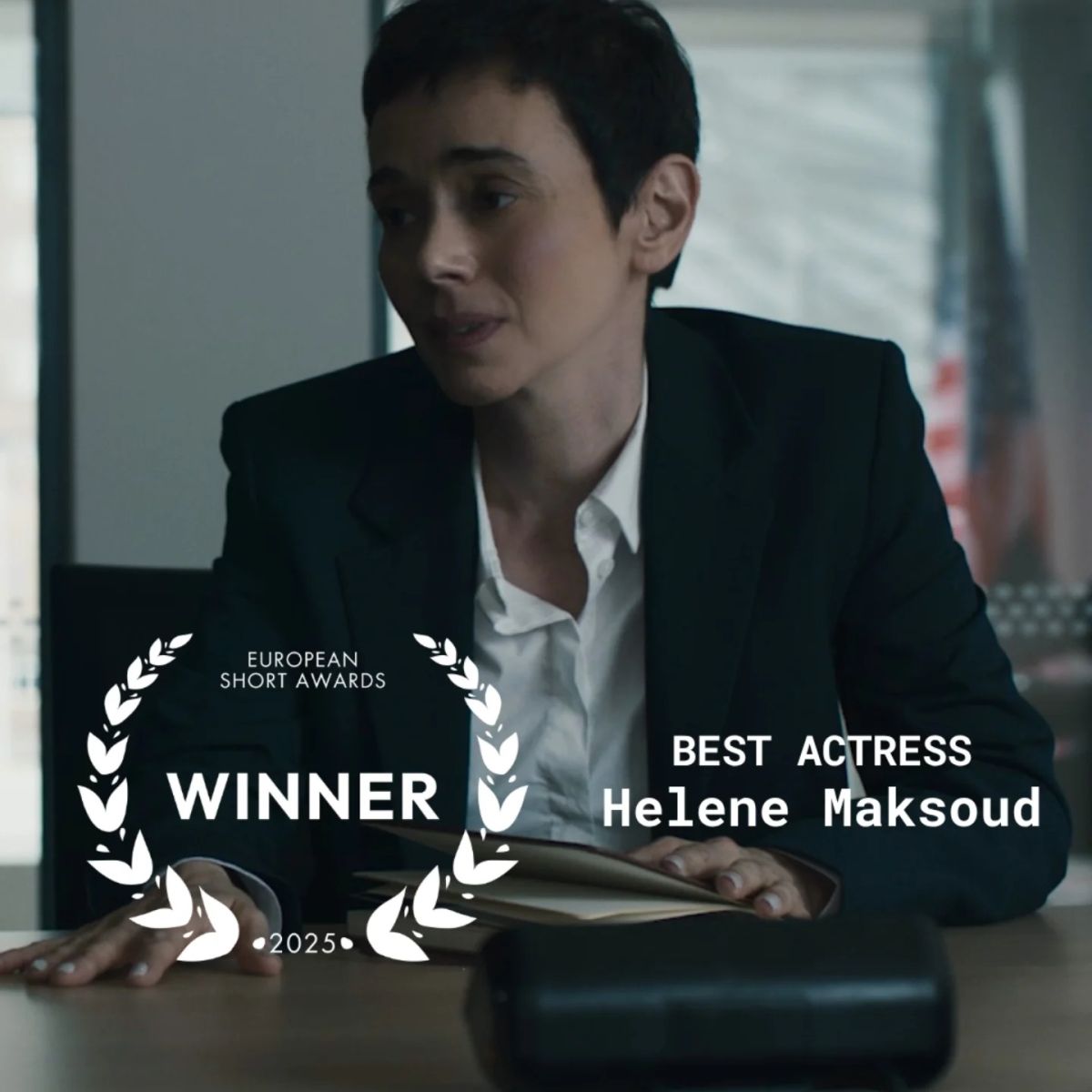 EUROPEAN SHORT AWARDS - HELENE MAKSOUD WINS BEST ACTRESS!