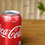 Meal card cover for: Can of Coke