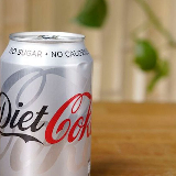 Meal card cover for: Can of Coke Zero