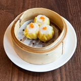 Meal card cover for: Scallop Siu Mai