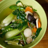 Meal card cover for: Mixed Vegetable Noodle Soup