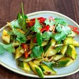 Meal card cover for: Sichuan style cucumber salad