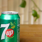 Meal card cover for: Bottle of 7 Up