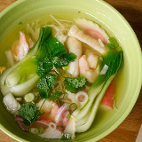 Meal card cover for: Seafood Noodle Soup