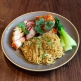 Meal card cover for: Roast Meat Combo (Roast Duck, Char Siu and Crispy Pork) with Noodles