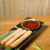 Meal card cover for: Vegetable Spring Rolls