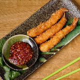 Meal card cover for: Japanese Panko Prawns