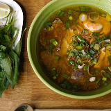 Meal card cover for: Bun Tom Hue (Prawn) Noodle Soup