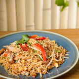 Meal card cover for: Original (Meat and Shrimps) Singapore Style Vermicelli Noodles
