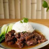 Meal card cover for: Tender beef flank