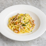 Meal card cover for: Spaghetti Alla Carbonara