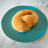Meal card cover for: Cinnamon brioche pretzel