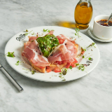 Meal card cover for: Bruschetta San Daniele