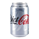 Meal card cover for: Diet Coke