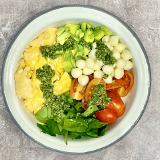 Meal card cover for: Pesto Eggs