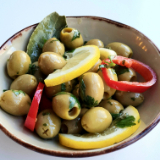 Meal card cover for: Olives (Vegan)