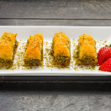 Meal card cover for: Baklava