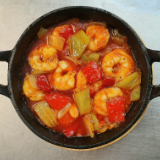Meal card cover for: King Prawn Casserole