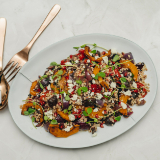 Meal card cover for: Roasted Squash, Beetroot, Caramelised Onion and Bulgar Wheat Salad with Feta