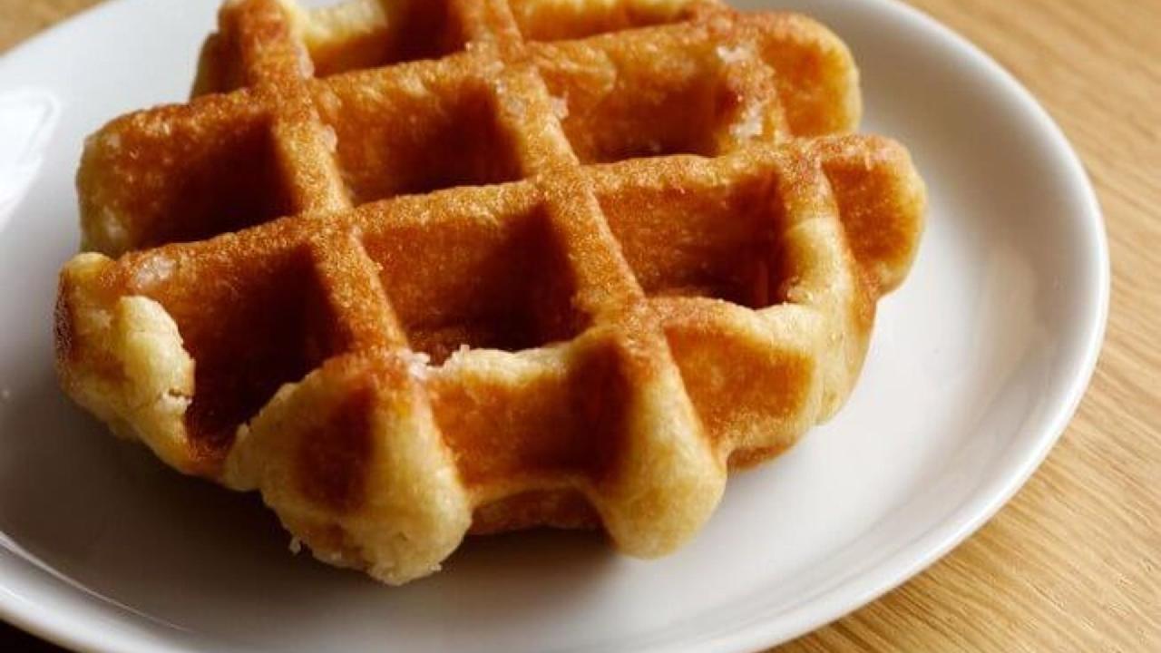 Meal card cover for: Belgian style waffle