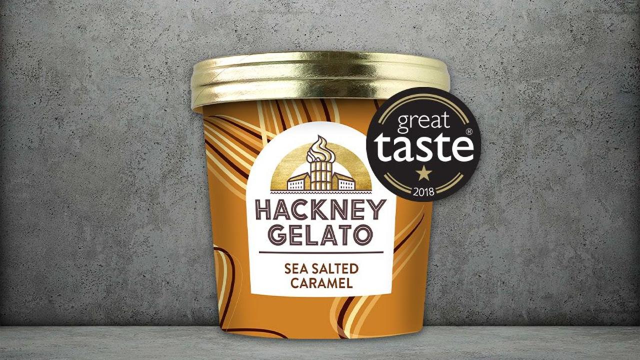 Meal card cover for: Hackney Gelato - Salted Caramel