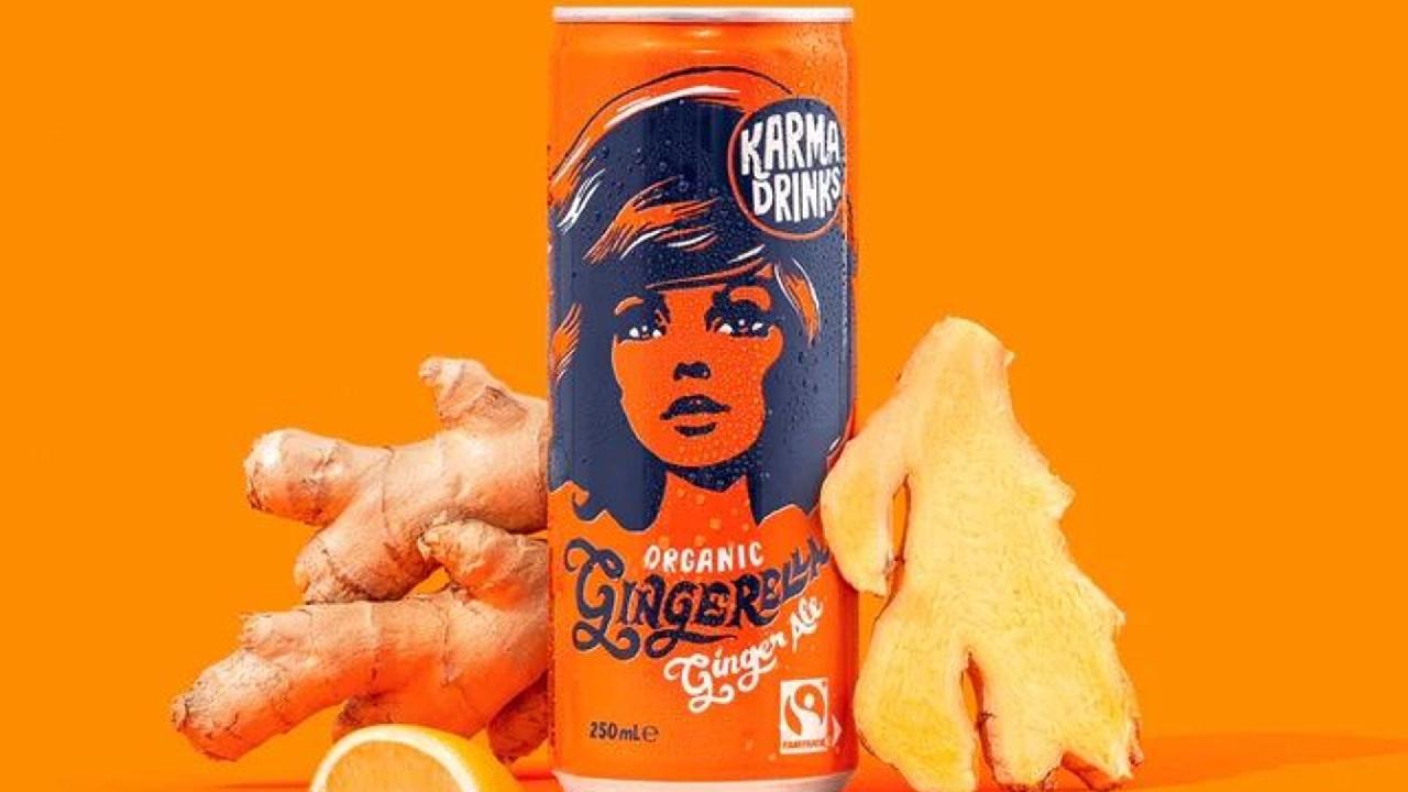 Meal card cover for: GINGERELLA GINGER ALE 