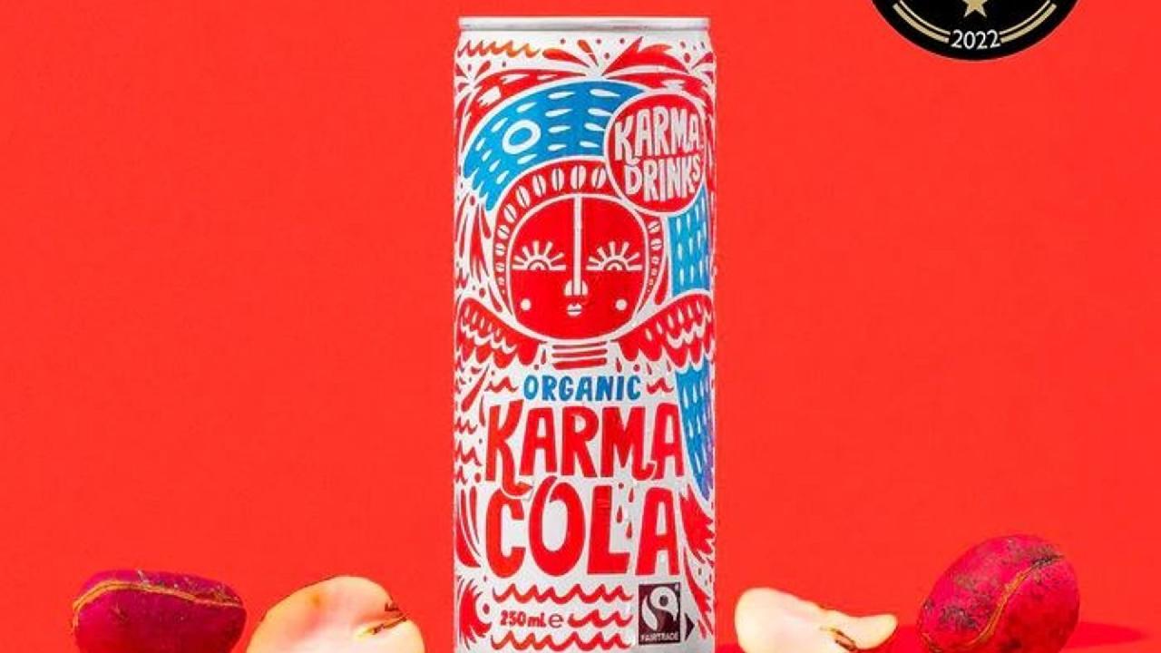 Meal card cover for: Karma Cola