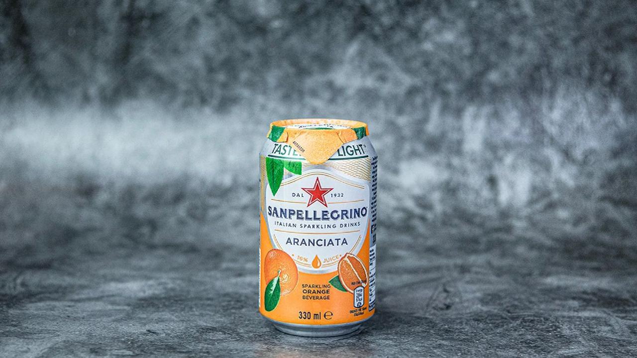 Meal card cover for: Aranciata Sanpellegrino