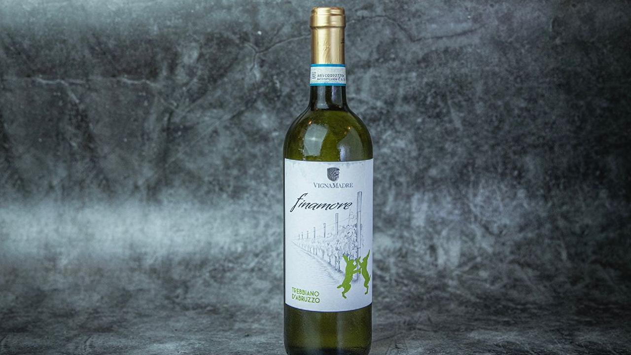 Meal card cover for: Trebbiano D'Abruzzo Bottle
