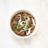 Meal card cover for: Beef Bulgogi