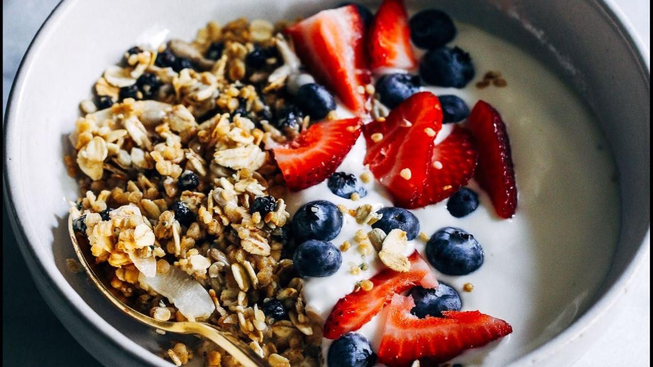 Meal card cover for: Muesli Bowl
