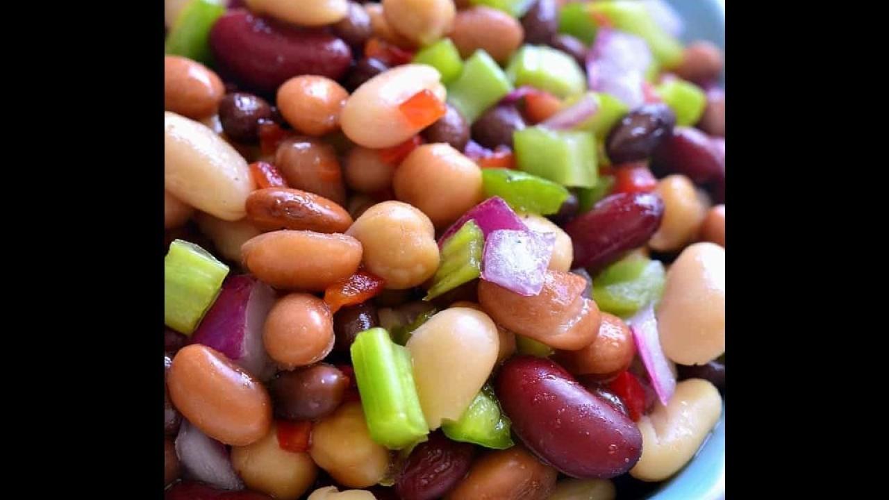 Meal card cover for: Five Beans salad (250ml box)