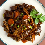 Meal card cover for: Braised Beef Brisket & Yuba Tofu & Rice 腐竹燜牛飯