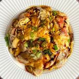 Meal card cover for: Scrambled Egg & Char Siu with Rice 叉燒炒蛋飯