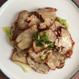 Meal card cover for: Char Siu & Cabbage with Rice 叉烧白菜飯