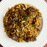 Meal card cover for: Beef Fried Rice 牛炒飯