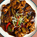 Meal card cover for: Kung Pao Chicken with Rice 宫保雞飯