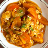 Meal card cover for: Tomato Fried Egg with Rice 雞蛋炒蕃茄飯