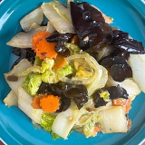 Meal card cover for: Mix Fried Vegetables with Rice 雜菜飯 (Ve)