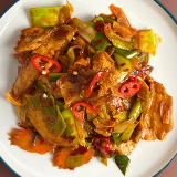 Meal card cover for: Twice Cooked Pork with Rice 回鍋肉飯