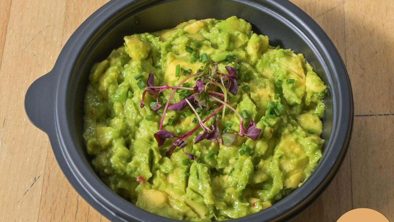 Meal card cover for: Avocado Smash (250ml box)
